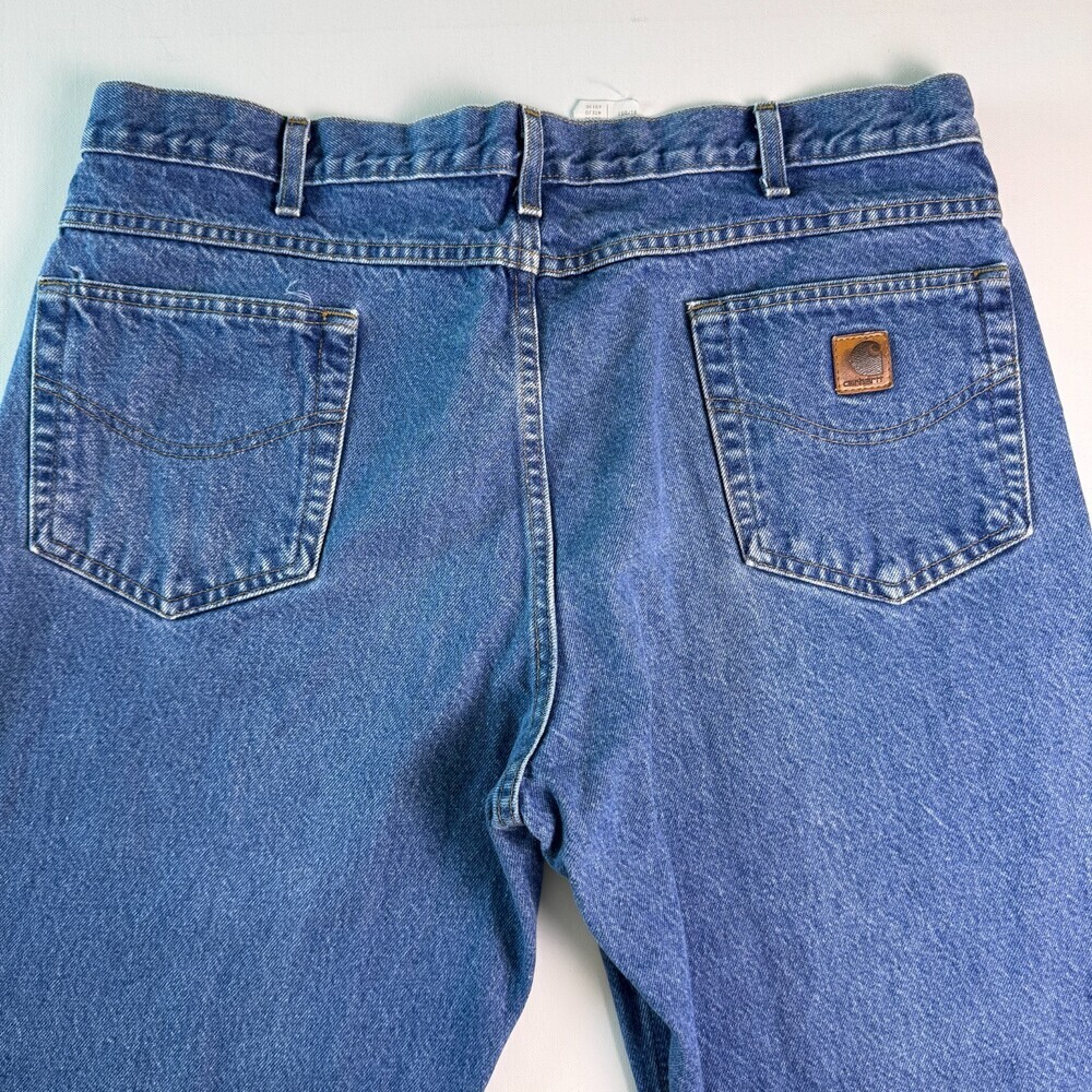 Carhartt B17DST Vintage Relaxed Fit Tapered Leg Men's Jeans 40x30 Dark Stonewash - Picture 11 of 16
